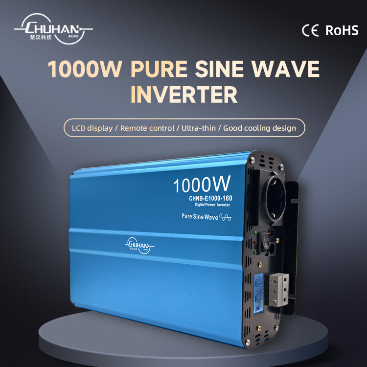 High Quality 12v 24v DC to AC 110v 220v Pure Sine Wave Inverter Power Inverter 1000w Inversor