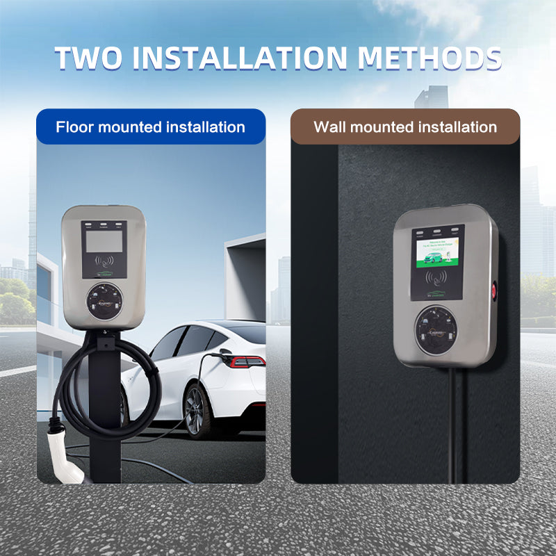 New 11KW 16A Wall-mounted EV Charging Station CCS Interface Standard 32A Rated Current Mount Type 2 Ev Charger