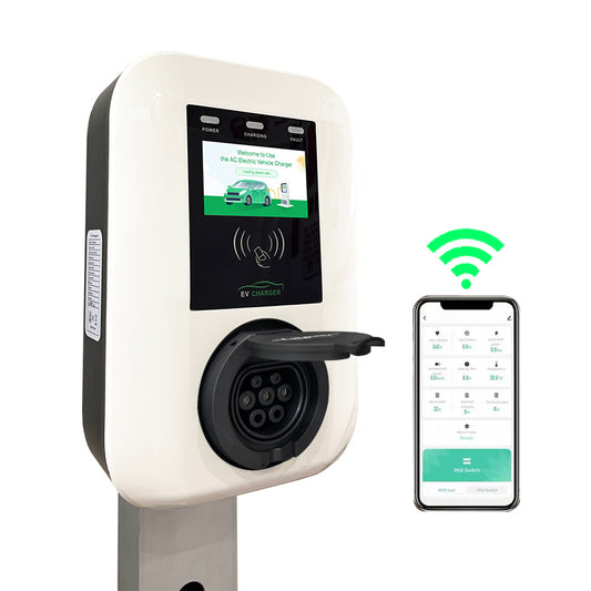 New 7KW 11KW 22KW Wall-mounted GBT Wallbox Type 1 and Type 2 Fast Charger for Home and Electric Cars 16A 32A Ev Fast Charger